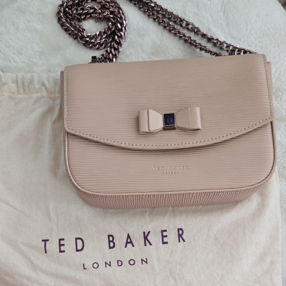 Ted Baker| Blush Crossbody Bag with Bow Detail